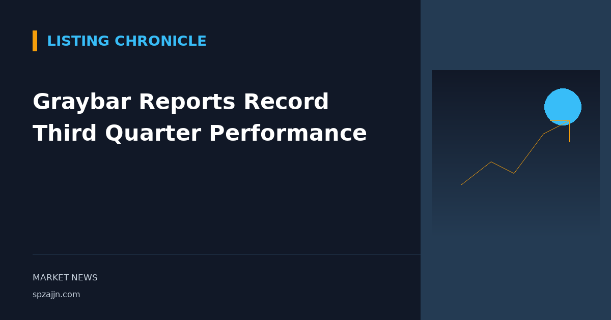 Graybar Reports Record Third Quarter Performance